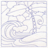 Summer Quilting - Beach (Double Run)