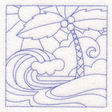 Summer Quilting - Beach (Double Run)