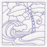 Summer Quilting - Beach (Double Run)