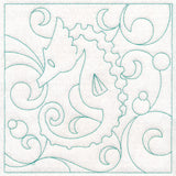 Nautical Quilting - Seahorse (Double Run)