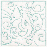 Nautical Quilting - Seahorse (Double Run)