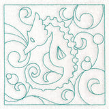 Nautical Quilting - Seahorse (Double Run)