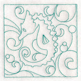 Nautical Quilting - Seahorse (Double Run)