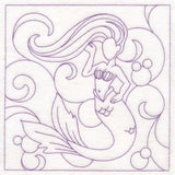Nautical Quilting - Mermaid (Double Run)
