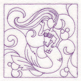 Nautical Quilting - Mermaid (Double Run)