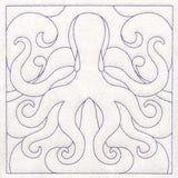 Nautical Quilting - Octopus (Double Run)
