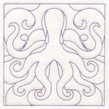 Nautical Quilting - Octopus (Double Run)
