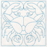 Nautical Quilting - Crab (Double Run)
