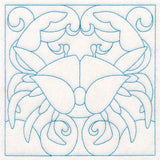 Nautical Quilting - Crab (Double Run)
