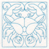 Nautical Quilting - Crab (Double Run)