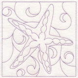 Nautical Quilting - Starfish (Double Run)
