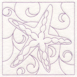 Nautical Quilting - Starfish (Double Run)