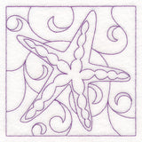 Nautical Quilting - Starfish (Double Run)