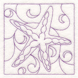 Nautical Quilting - Starfish (Double Run)