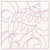 Nautical Quilting - Banded Tulip Seashell (Double Run)