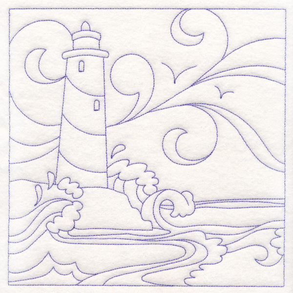Nautical Quilting - Lighthouse (Double Run)