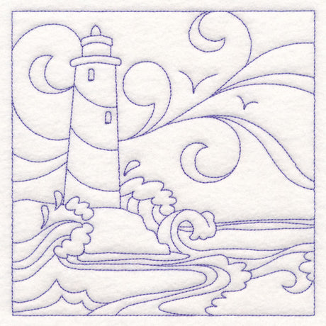 Nautical Quilting - Lighthouse (Double Run)