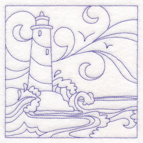 Nautical Quilting - Lighthouse (Double Run)