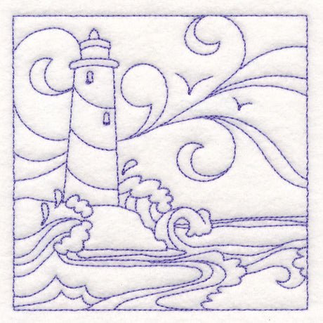 Nautical Quilting - Lighthouse (Double Run)