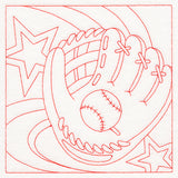 Sports Quilting - Baseball (Double Run)