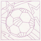 Sports Quilting - Soccer (Double Run)