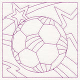 Sports Quilting - Soccer (Double Run)