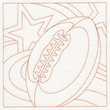 Sports Quilting - Football (Double Run)
