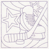 Sports Quilting - Hockey (Double Run)
