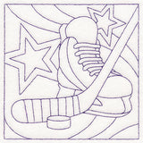 Sports Quilting - Hockey (Double Run)
