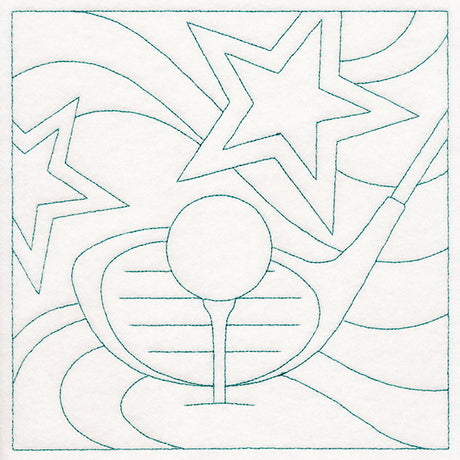 Sports Quilting - Golf (Double Run)