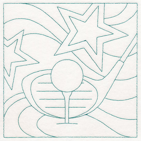 Sports Quilting - Golf (Double Run)