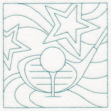 Sports Quilting - Golf (Double Run)