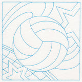 Sports Quilting - Volleyball (Double Run)