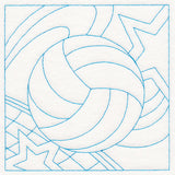 Sports Quilting - Volleyball (Double Run)