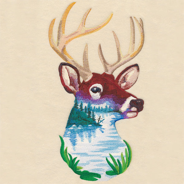 Deerscape in Watercolor