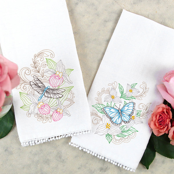 Butterfly & Trillium (Vintage)