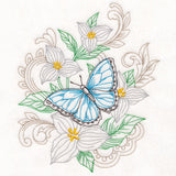 Butterfly & Trillium (Vintage)