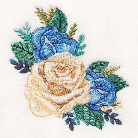 Forest Blooms Corner in Watercolor