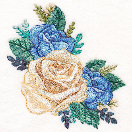 Forest Blooms Corner in Watercolor