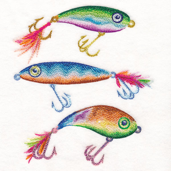 Al-Lure-ing Trio in Watercolor