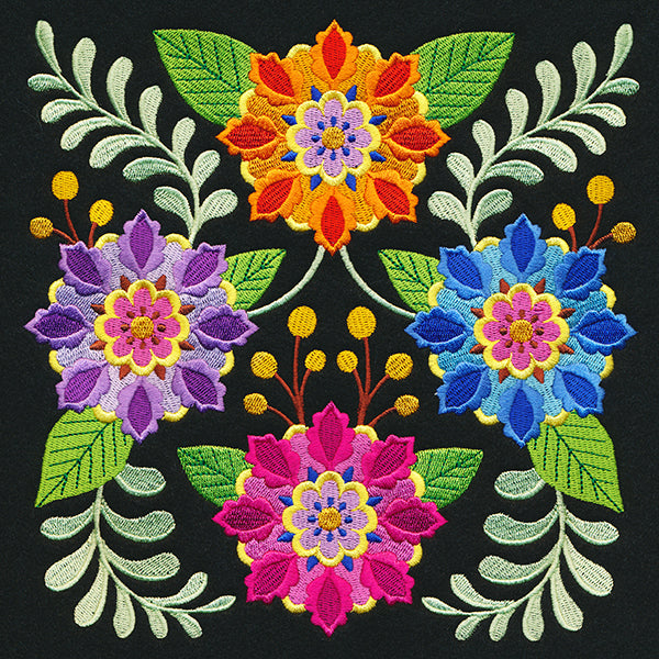 Burst of Blooms Square