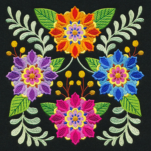 Burst of Blooms Square