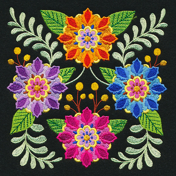 Burst of Blooms Square