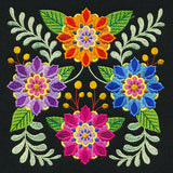 Burst of Blooms Square