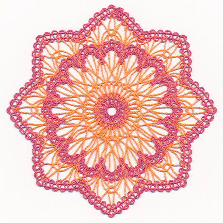 Sunburst Doily (Battenburg Lace)