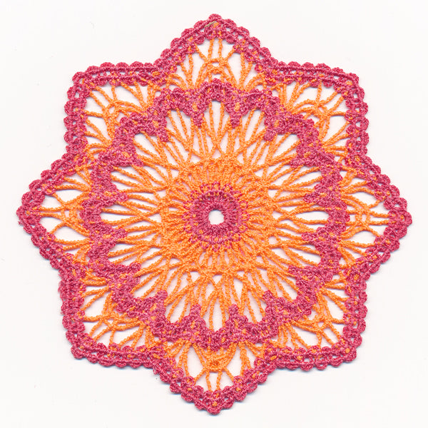 Sunburst Doily (Battenburg Lace)