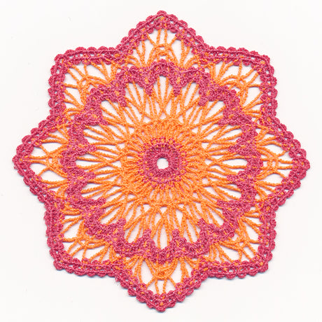 Sunburst Doily (Battenburg Lace)