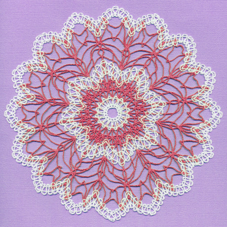 Floral Doily (Battenburg Lace)