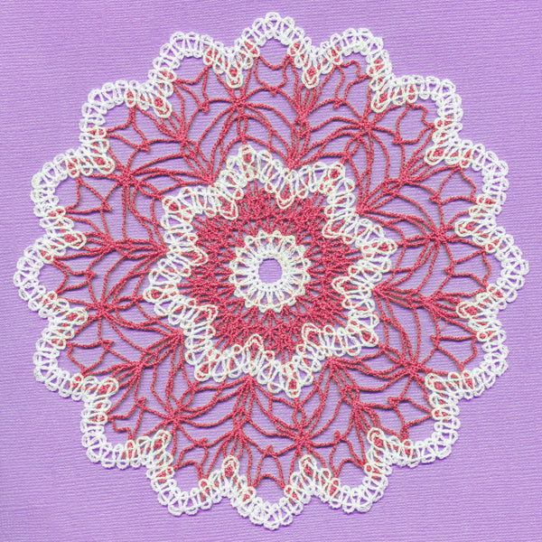 Floral Doily (Battenburg Lace)