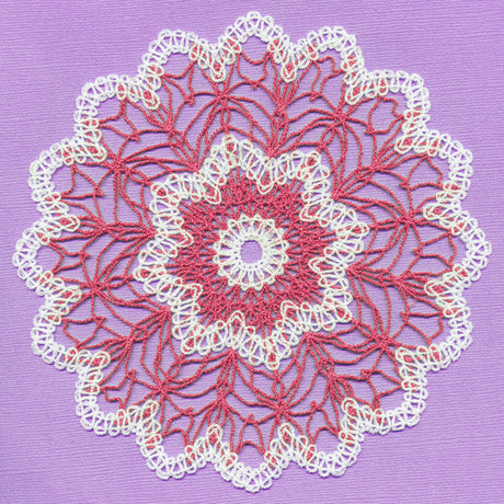 Floral Doily (Battenburg Lace)